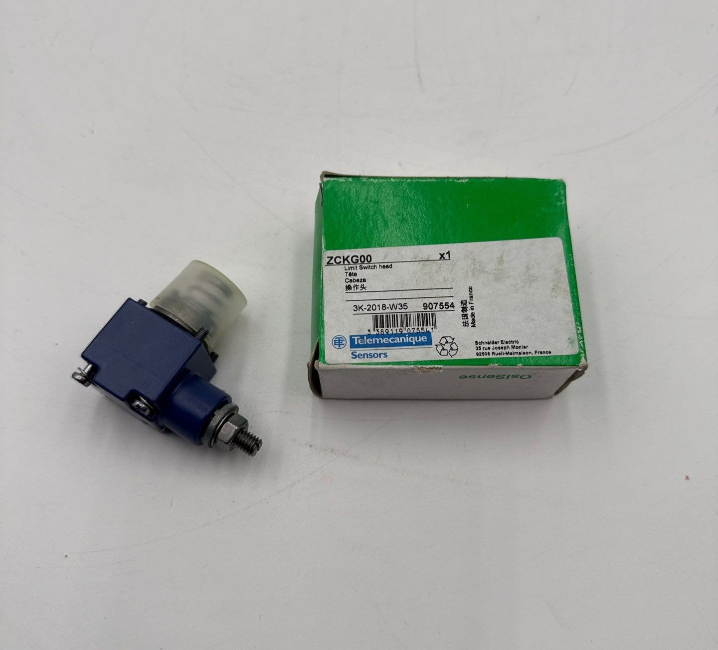 Telemecanique ZCKG00 Limit Swtch Head Rotary Side for ZCKM and ZCKL Body New