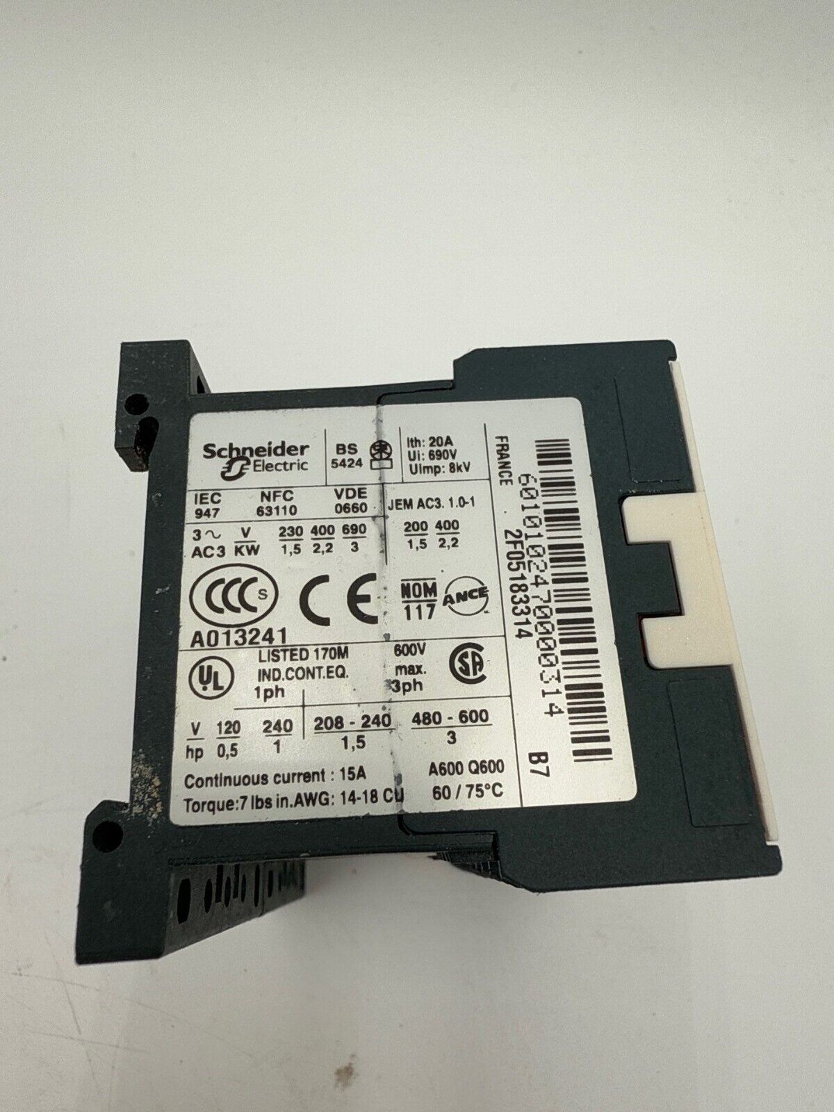 Telemecanique LC2K06 01B7 Used