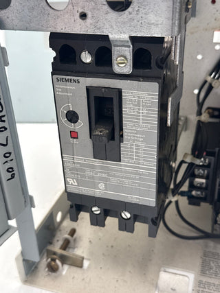 Siemens Model 95+ 12" 10A Combo MCC Bucket Size 1 14DS32A Starter ED63A010 Used