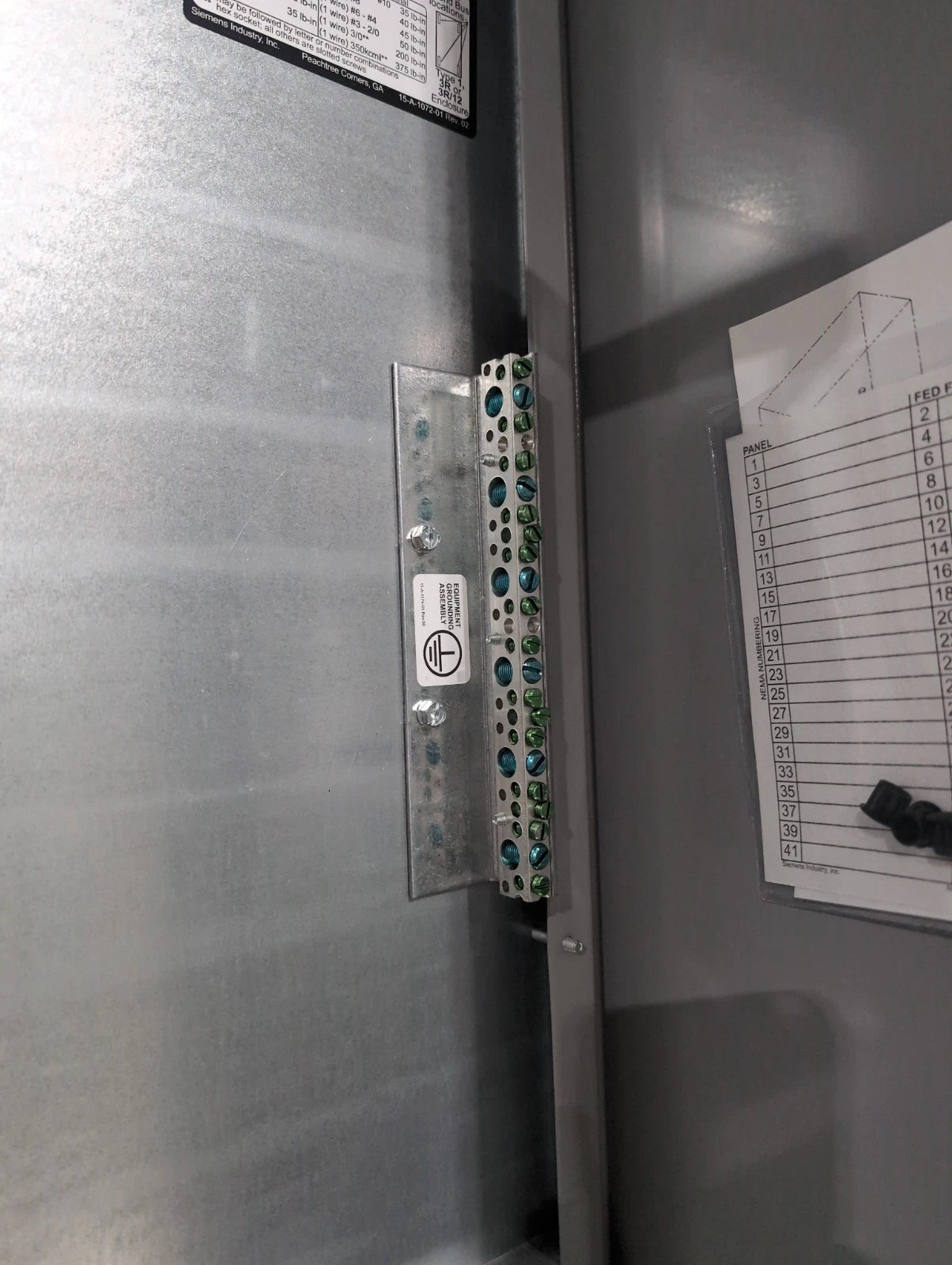 Siemens P5E90ML120ATS P5 Panelboard 1200A 480/277V 3PH 4W MLO Panel 1200 Amp New New