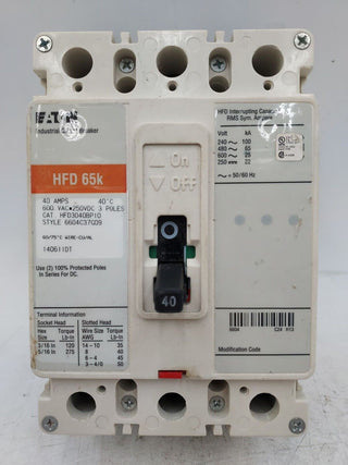 Eaton HFD3040BP10 Used