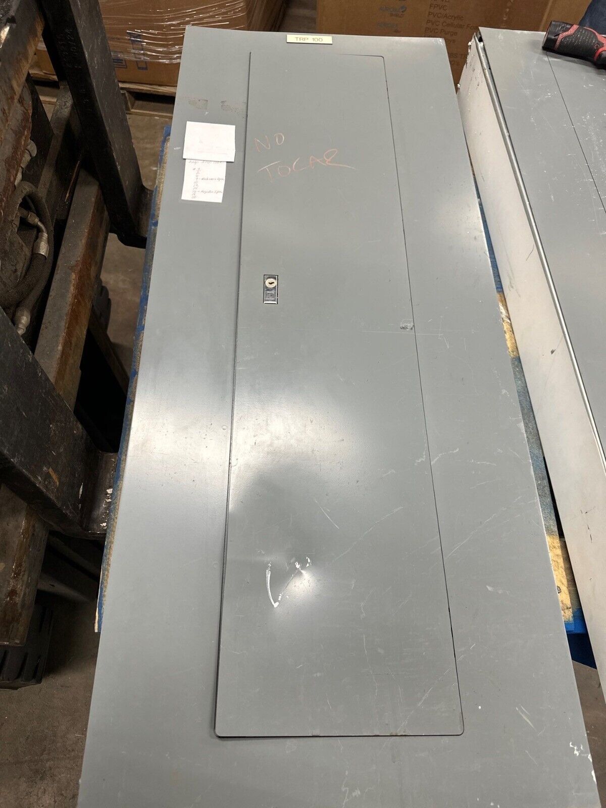 Square D NQOD Panelboard 225A 208/120V 3PH 4W Q2L3100 MCB 42 Circuit Indoor Encl P347 Used