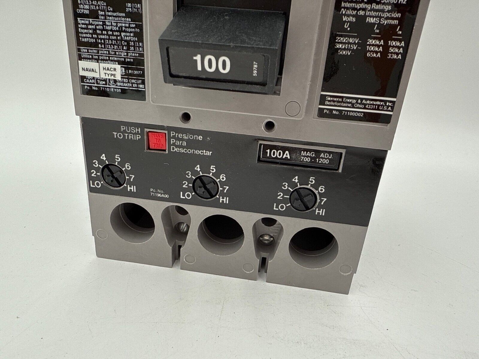 Siemens HHFXD63B100 New