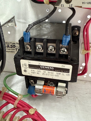 Siemens Model 95 12" 25A Combo MCC Bucket Size 1 3TF44 Starter ED63A025 Used