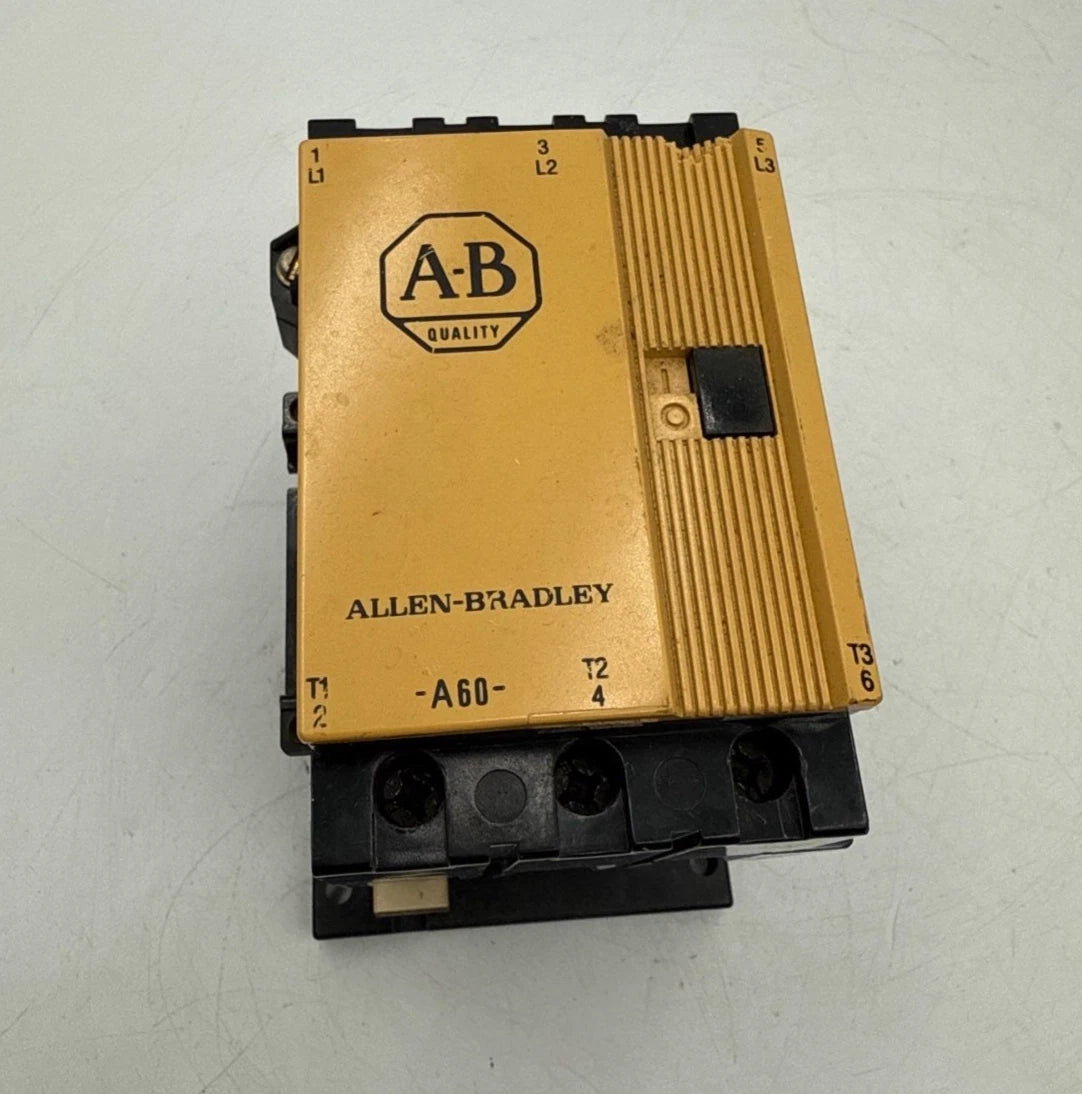 Allen Bradley 100-A60ND3 Contactor 60A 3P 600V 3PH A60 Coil 110/120V Used