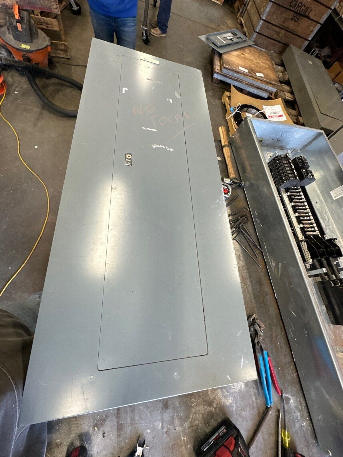 Square D NQOD442M225 Panelboard 225A 208/120V 3PH MCB Indoor Encl 42 Cir 225 Amp P358 Used