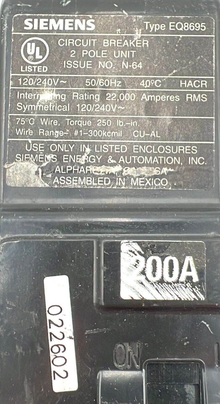 Siemens EQ8695 New