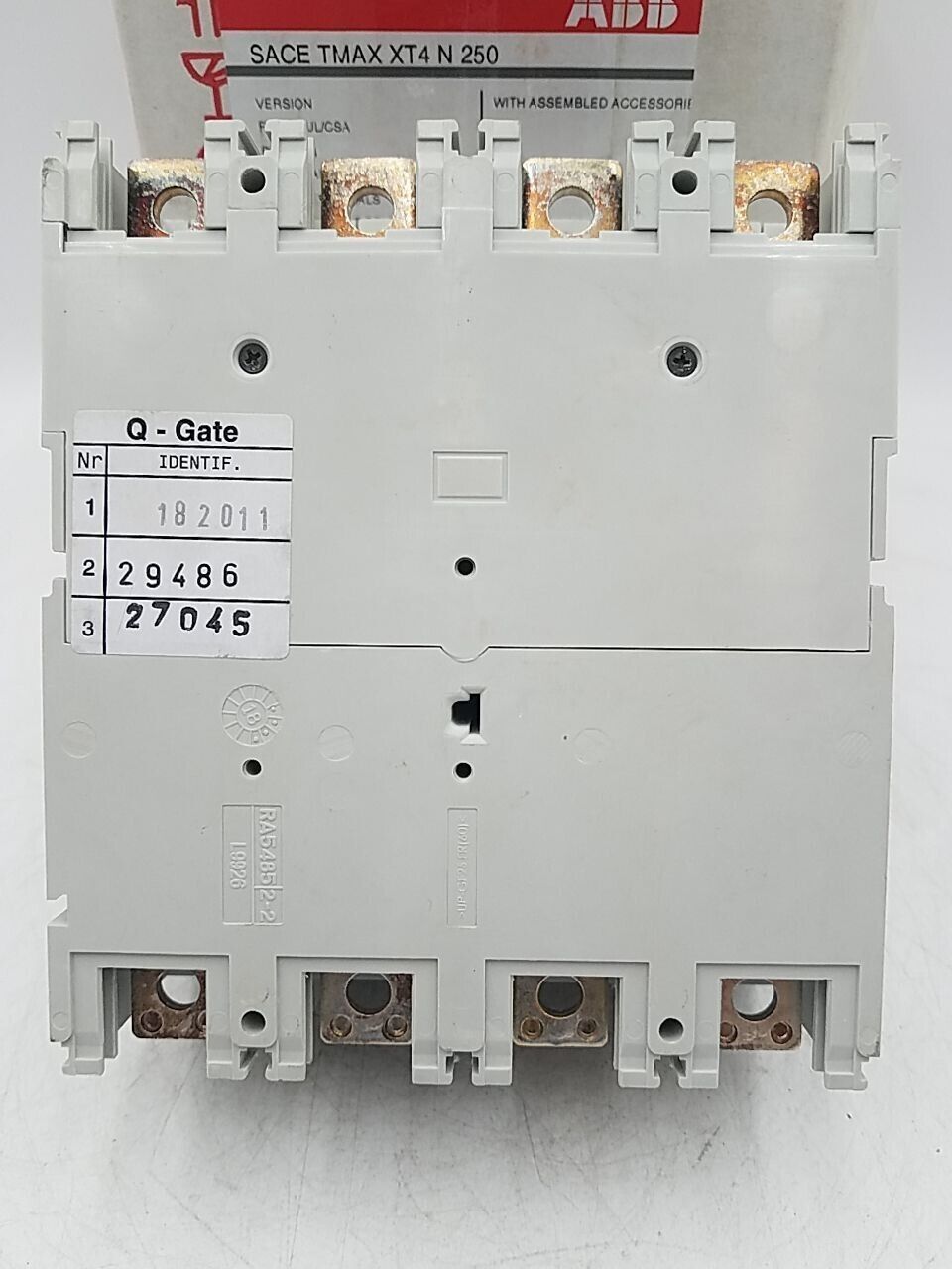 ABB XT4NQ4250BFF000XXX New