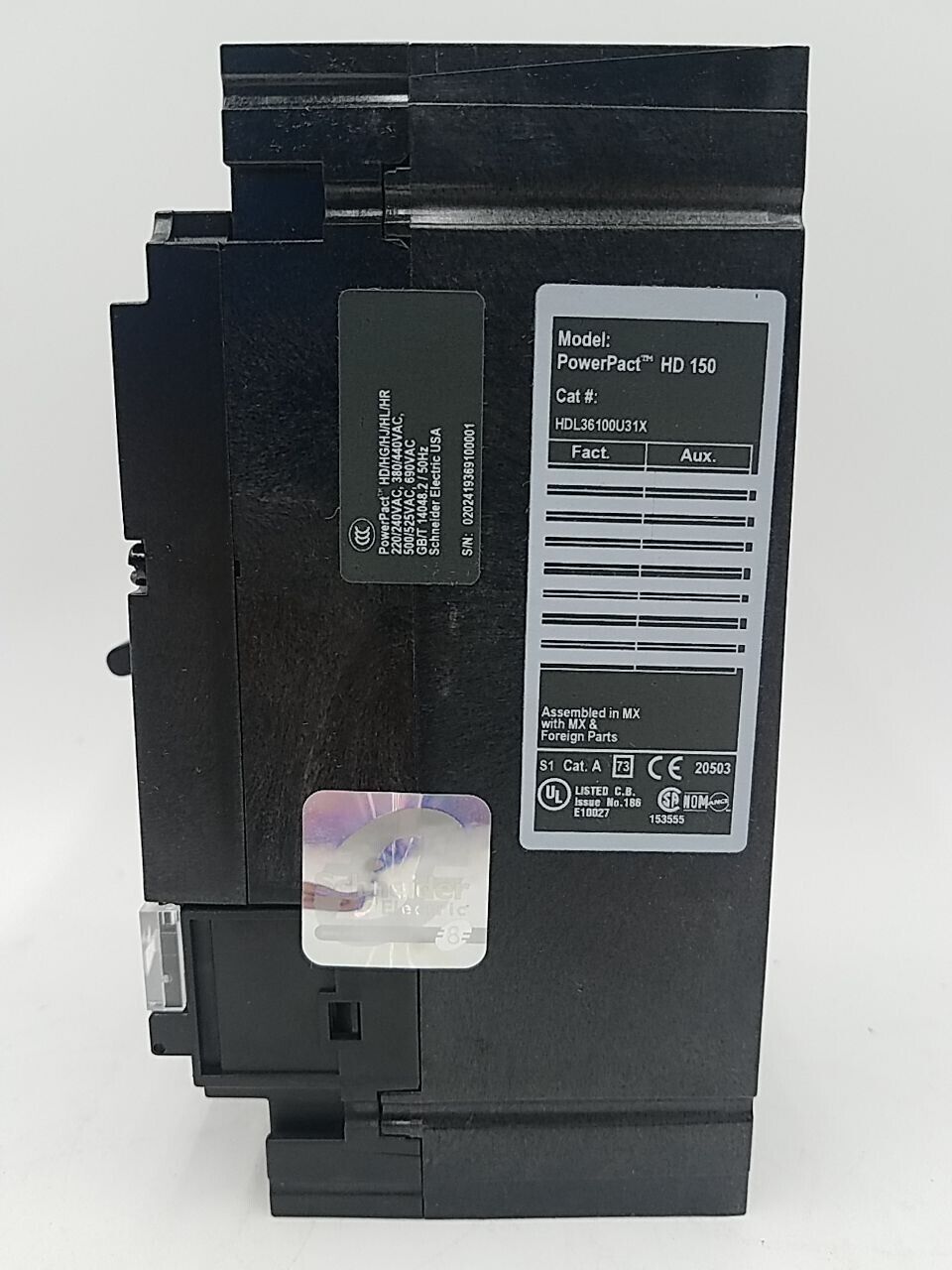 Square D HDL36100U31X New