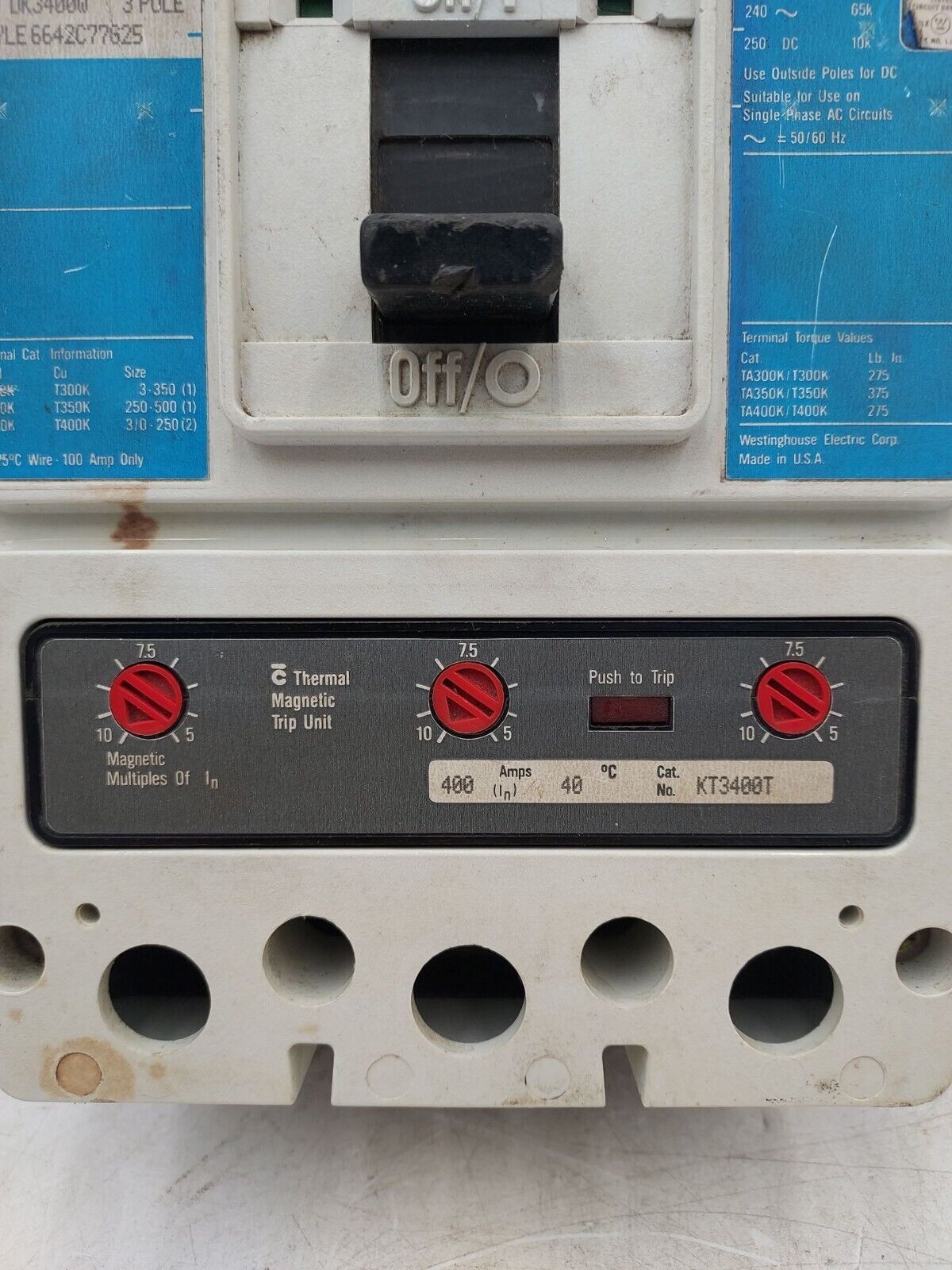 Westinghouse DK3400W Used