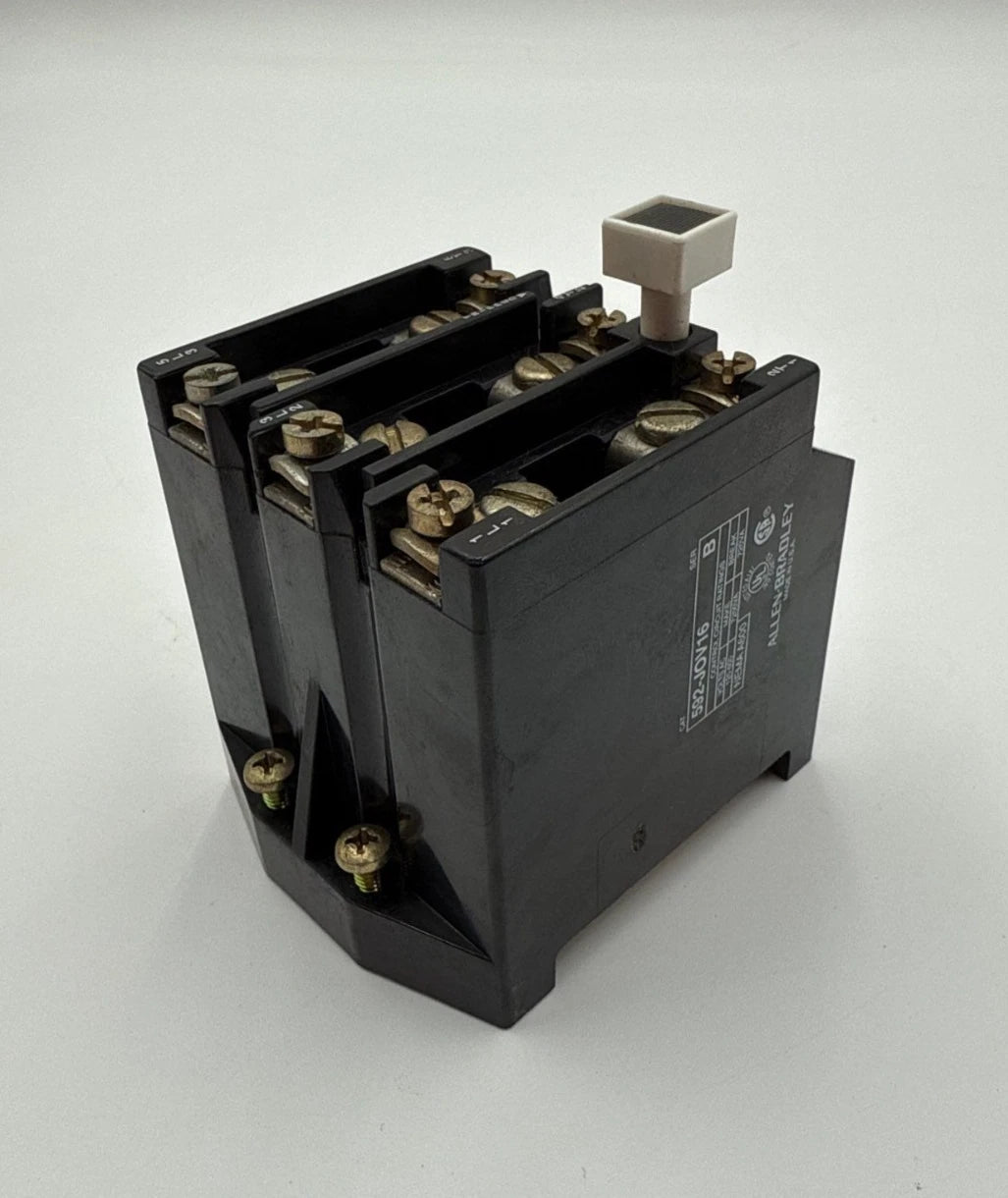 Allen Bradley 592-JOV16 Overload Relay 24A 3P 120-600V 7200VA 720VA 592J0V16 Used