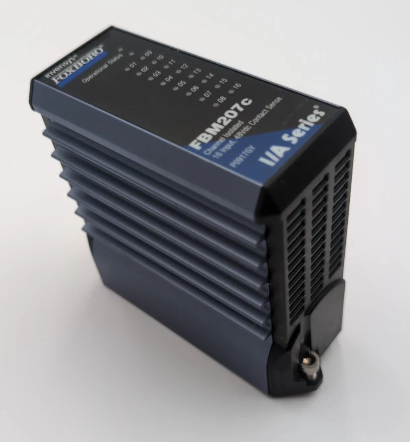 FOXBORO FBM207C I/A Series Channel Isolated Contact Sense 16 Input 48VDC P0917GY Used