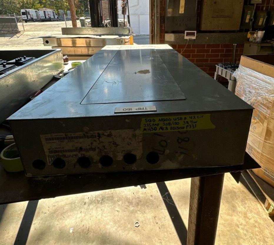 Square D NQOD442M225 Panelboard NQOD 225A 208/120V 3PH 4W MCB 42 Cir Indoor Encl P331 Used