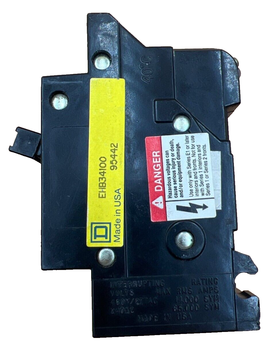 Square D EHB34100 Used
