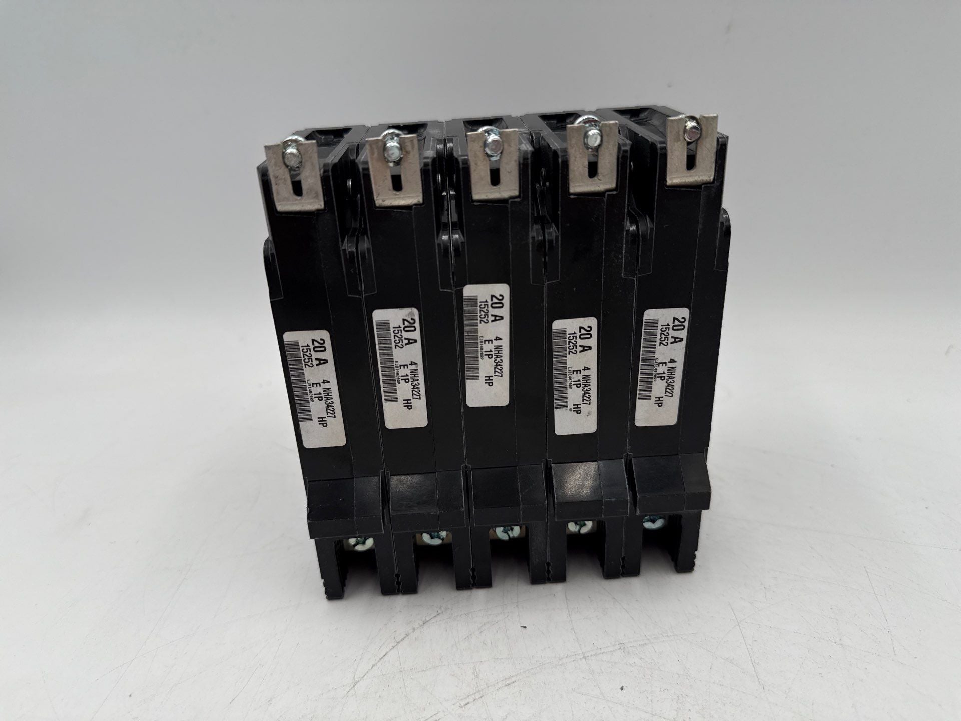 5PC Square D EJB14020 Circuit Breaker 20A 1P 277V 1PH EJB 20 Amp Bolt On Used