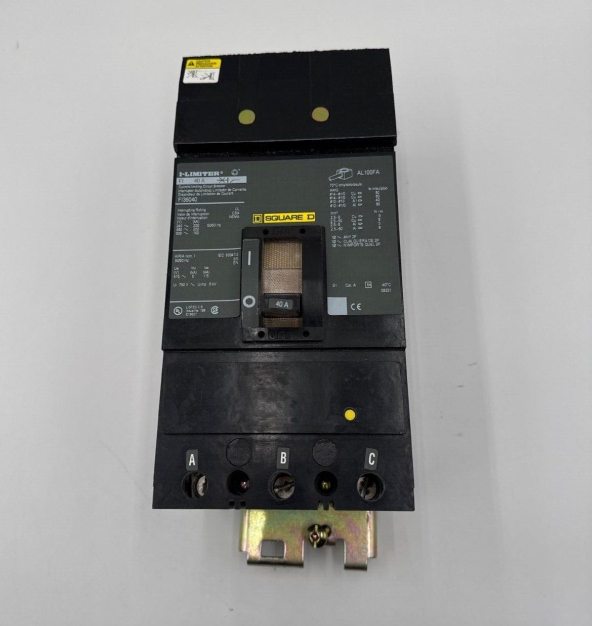Square D FI36040 Used