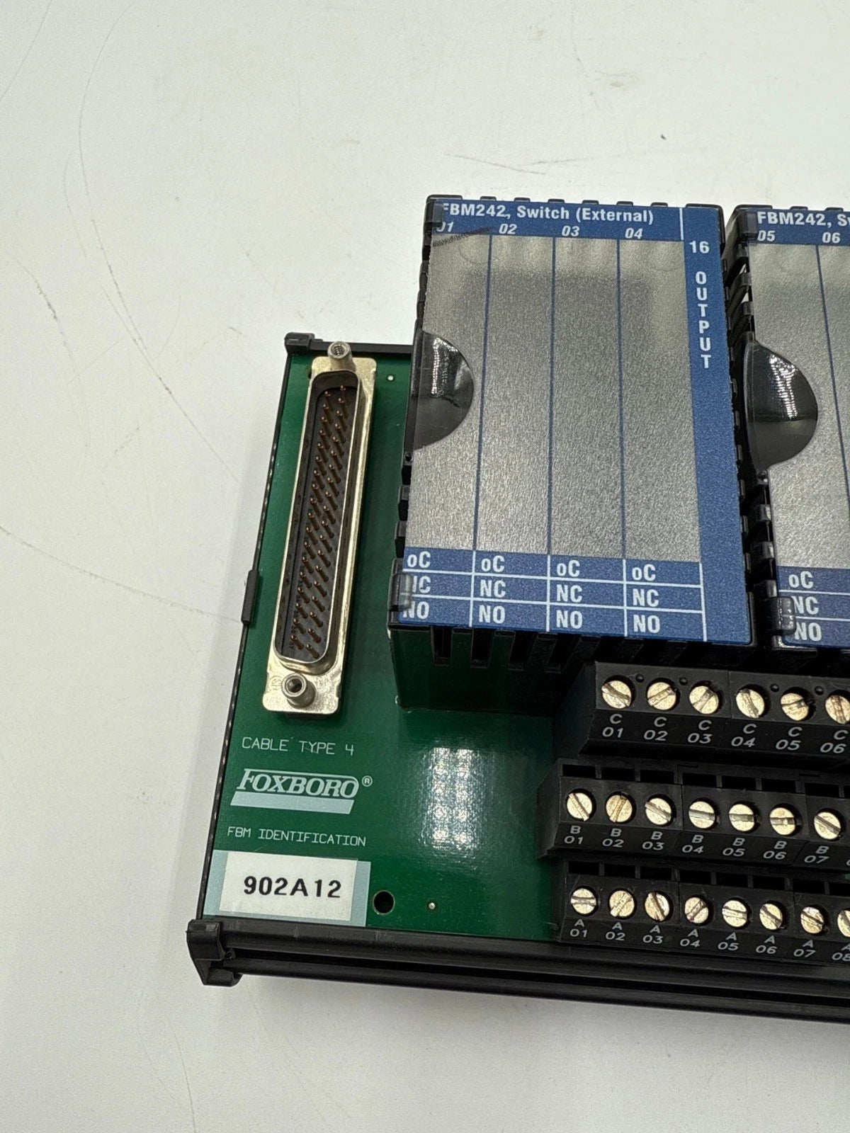 Foxboro FBM242 P0916NG Compression Terminal 2 Tier Relay Discrete Output