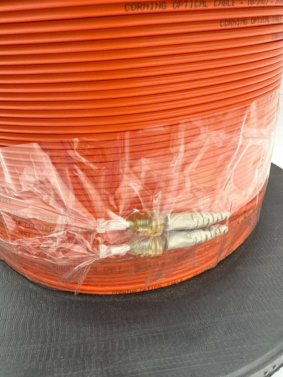 150M SEL C808Z02 2 Fiber ST to ST Connectors Duplex Fiber Optic Cable New