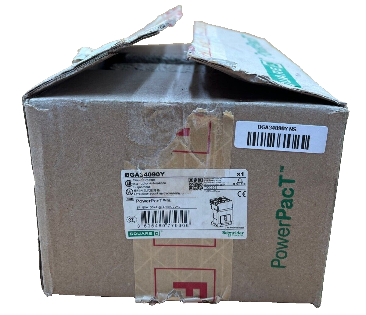 Square D BGA34090Y New