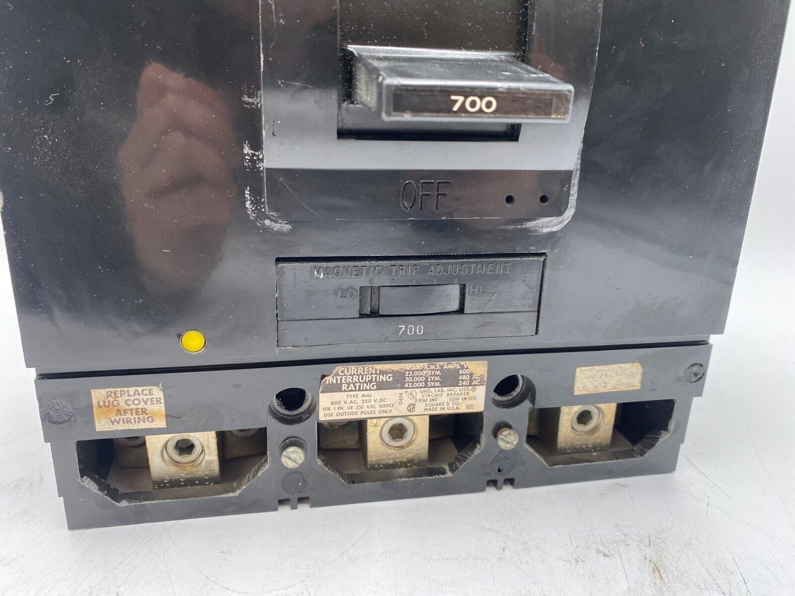Square D MAL36700 Used