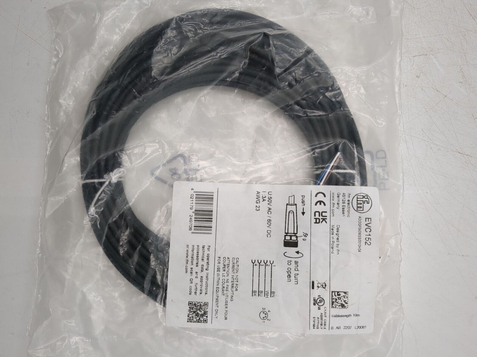 IFM IFM-ADOGF040MSS0010H04-EVC152 New