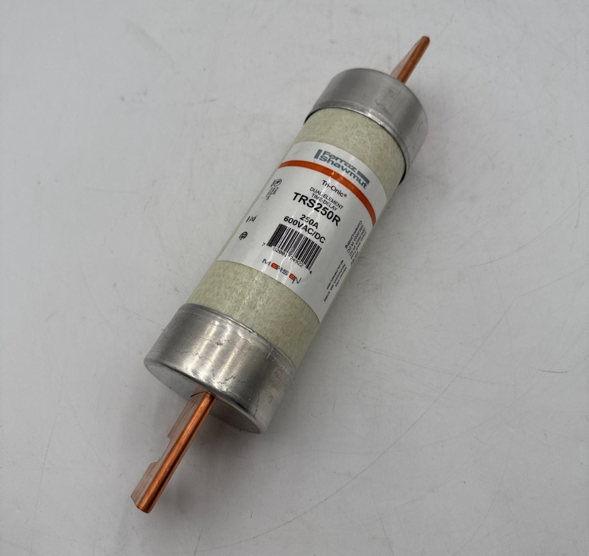 Ferraz Shawmut TRS250R Tri-Onic Fuse 250A 600V Time Delay 250 Amp Class RK5 Used