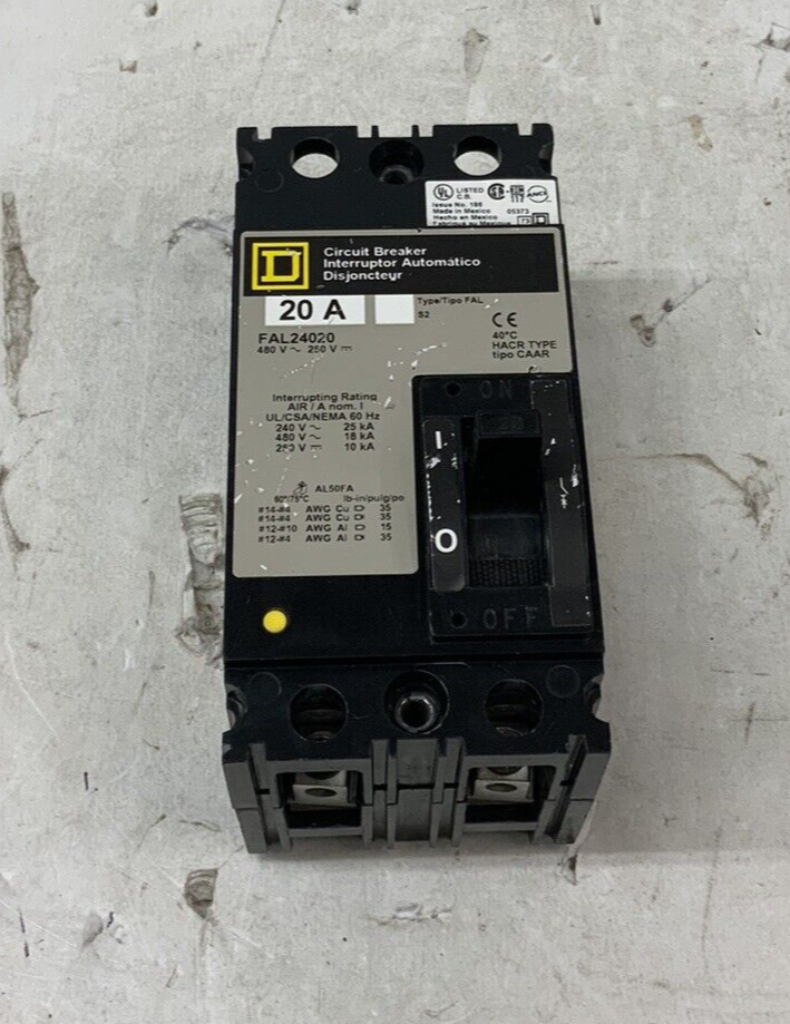 Square D FAL24020 Used