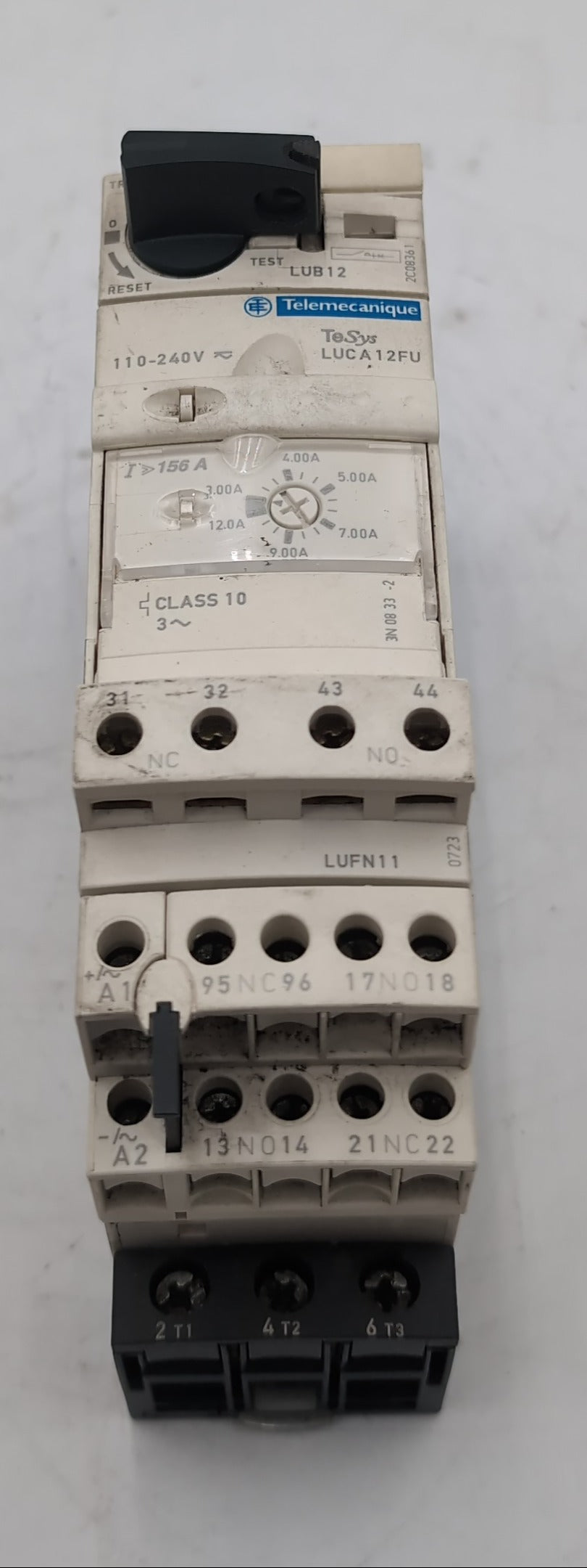 Schneider Electric TeSys U LUB12 Power Base & LUCA12FU Control Unit 3-12A 240V New