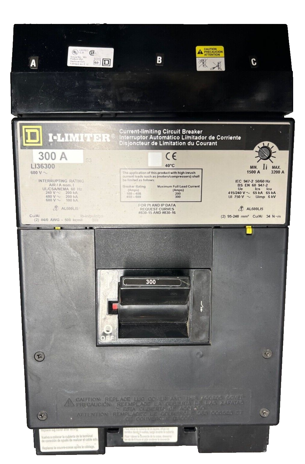 Square D LI36300 Used