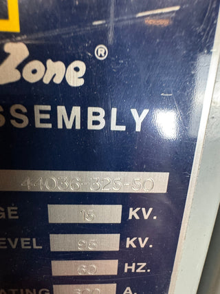 Square D 15kV 600A Power Zone Fusible Load Interrupter Switch 600 Amp HVL Used