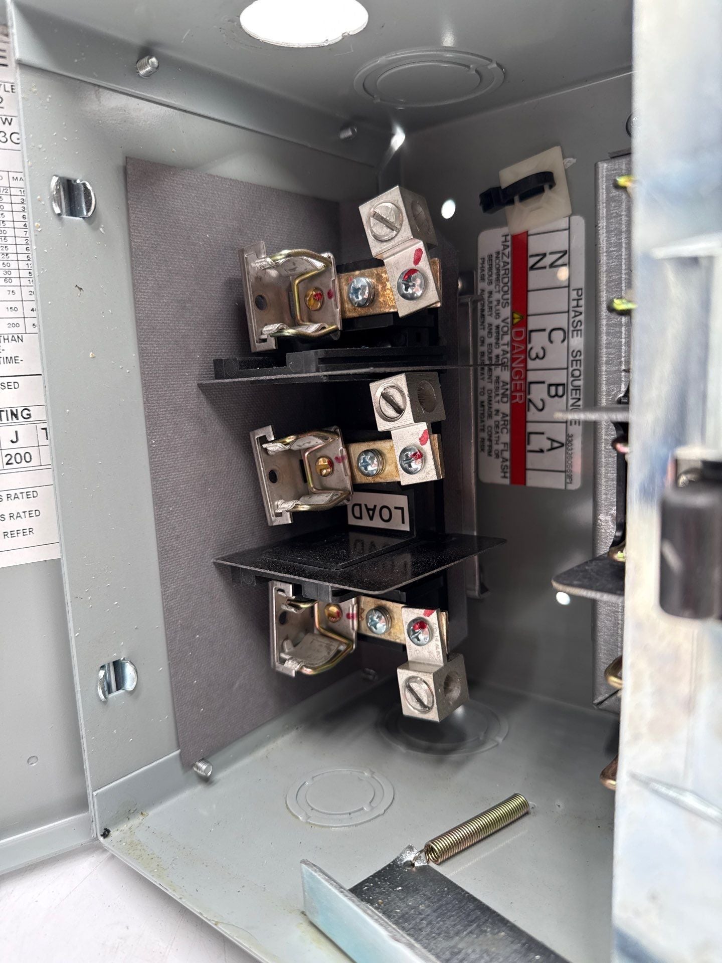 GE SB362RGRP Bus Plug 60A 3PH 3W 600V Spectra Busway Switch Flex A Plug Used