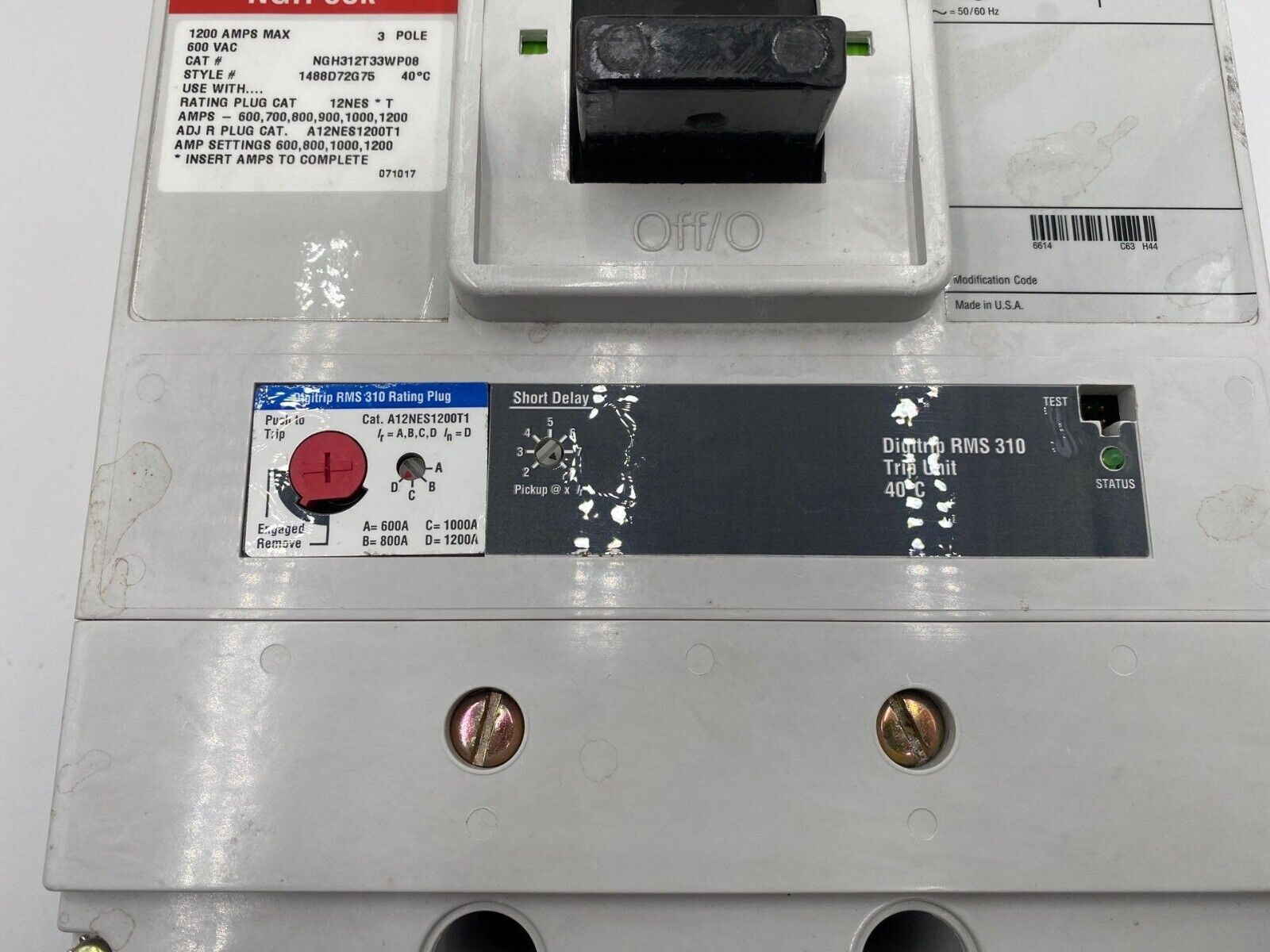 Eaton NGH312T33WP08 Used