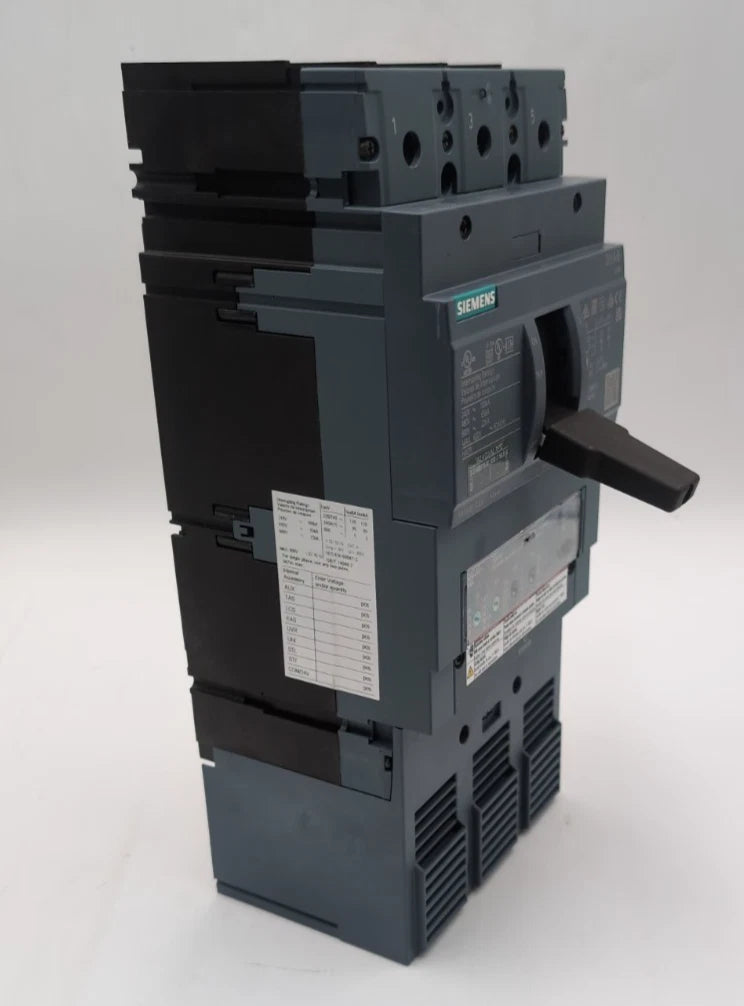 Siemens 3VA6340-6HN31-0AA0 Circuit Breaker 400A 3P 600V 3PH LSI Trip 400 Amp NEW New