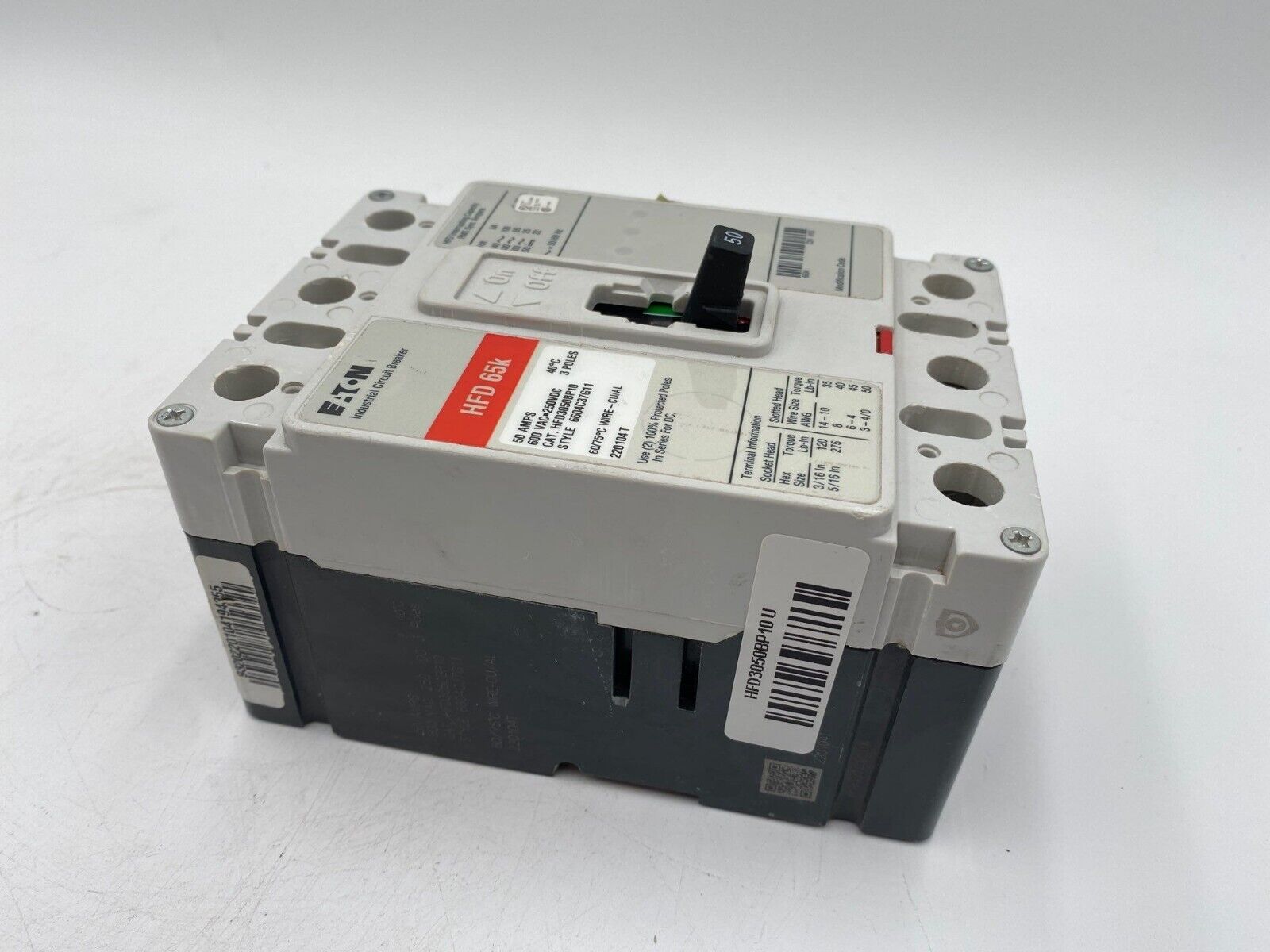 Eaton HFD3050BP10 Used