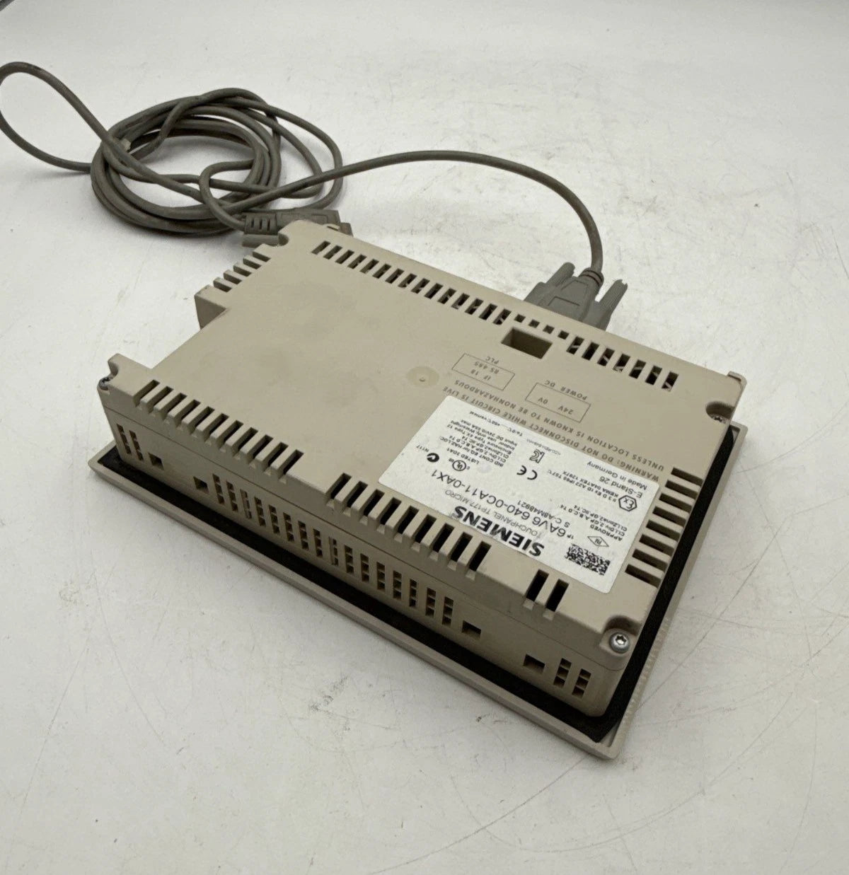 Siemens 6AV6 640-0CA11-0AX1 Micro Operator Display Touch Panel TP177 5.7" Screen Used