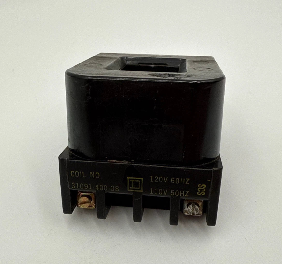 Square D 31091-400-38 Starter Contactor Magnetic Coil 110/120V 50/60Hz Used