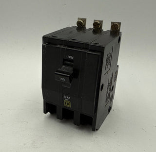 Square D QOB3100VH Bolt On Circuit Breaker 100A 3P 240V QOB 100 Amp 22kA Used