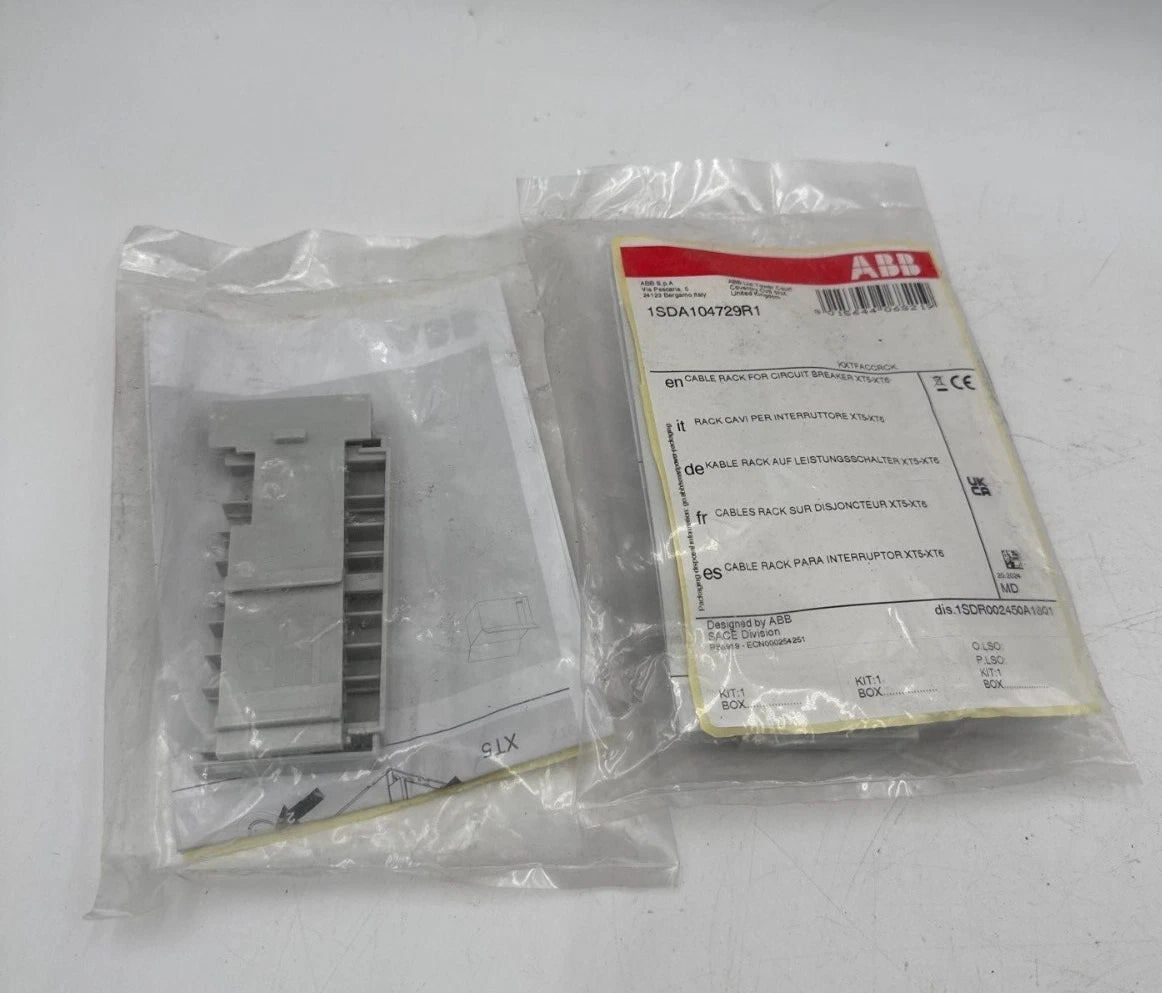 ABB 1SDA104729R1 Sace Tmax XT Cable Rack for XT5-XT6 Circuit Breaker New