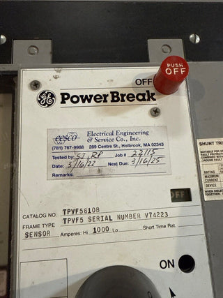 GE TPVF5610B Used