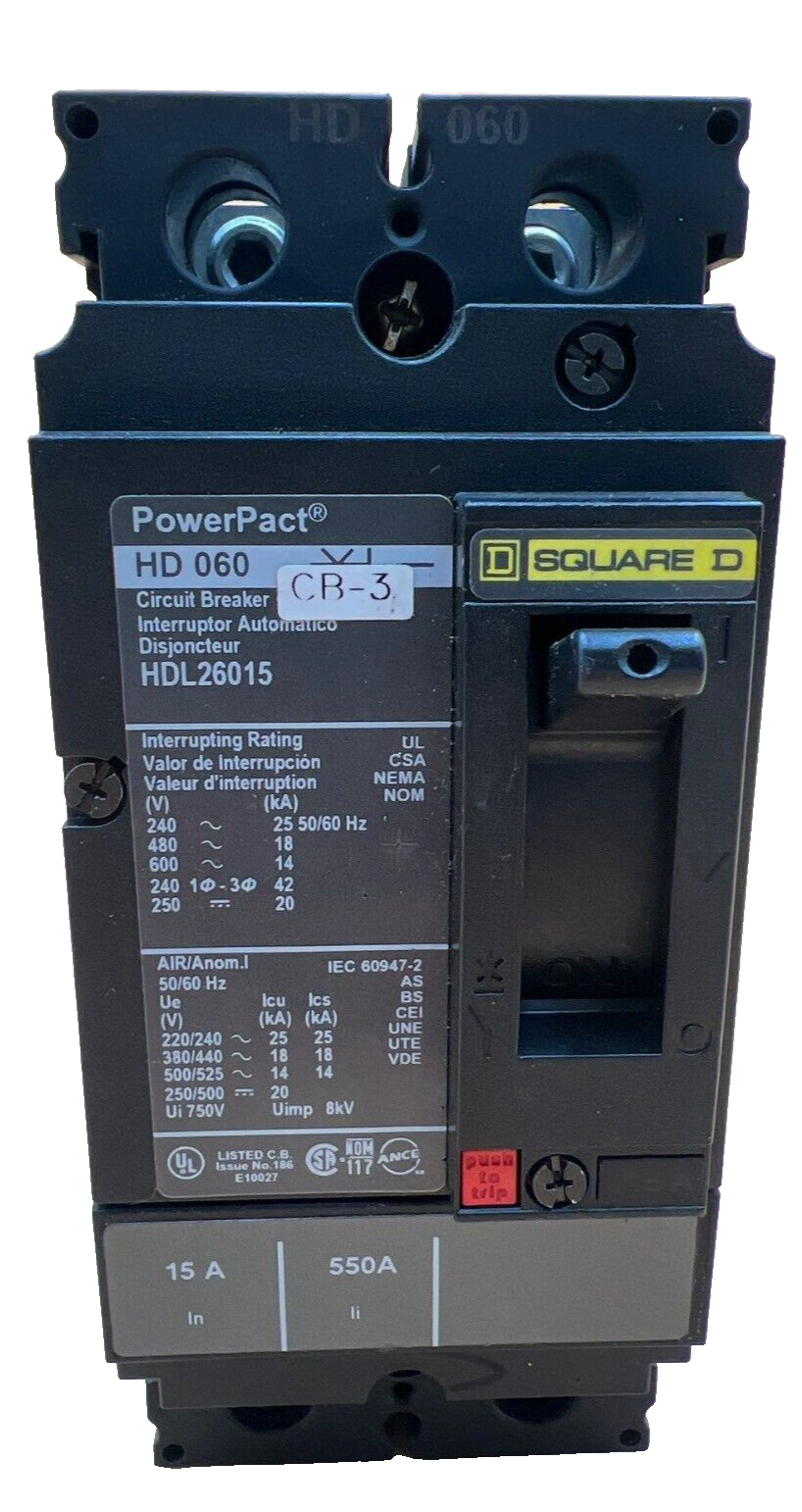 Square D HDL26015 Used