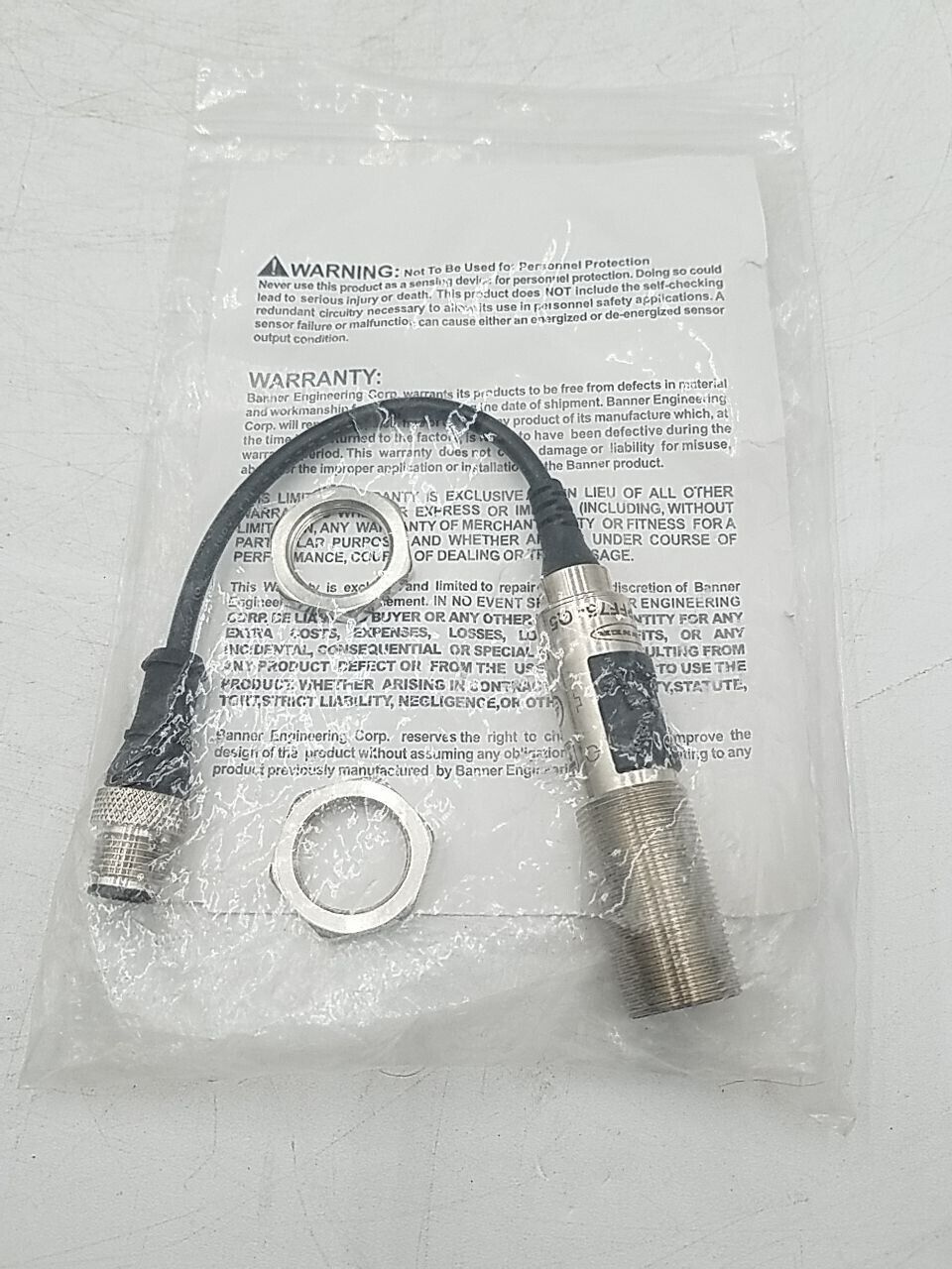 Banner Engineering M18-3VPFF75-Q5 New