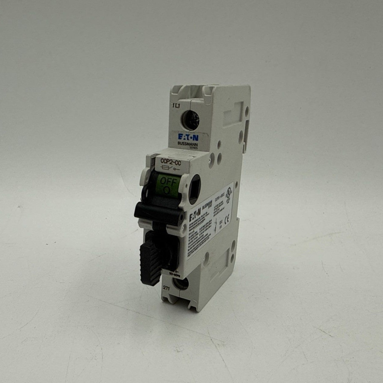 Eaton Bussmann CCP2-1-30CC Circuit Breaker 30A 1P 347V DIN Rail Mount 30 Amp