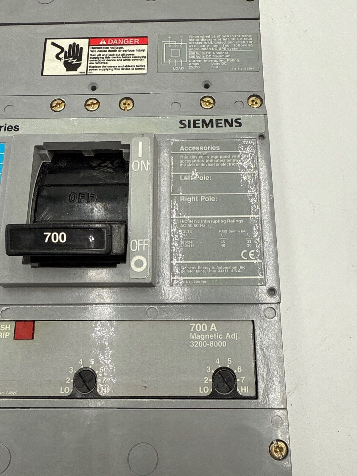 Siemens LMXD63B700 Used