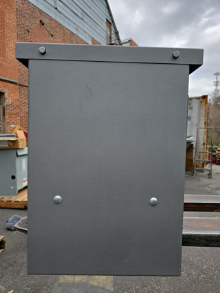 15KVA Dongan 43-15-2698SH Transformer Pri 240V Sec 480Y/277V 3PH 3R Encl Used