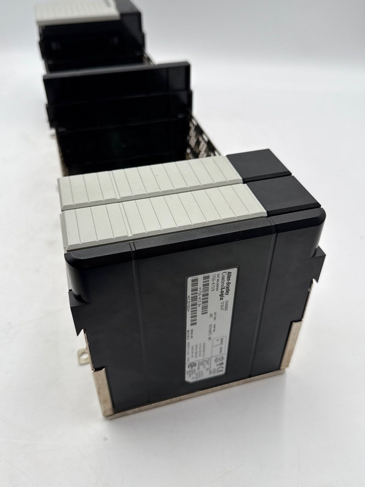 AB 1756-PA72 Ser C ControlLogix Power Supply with 1756-A13/B 13 Slot Chassis Used