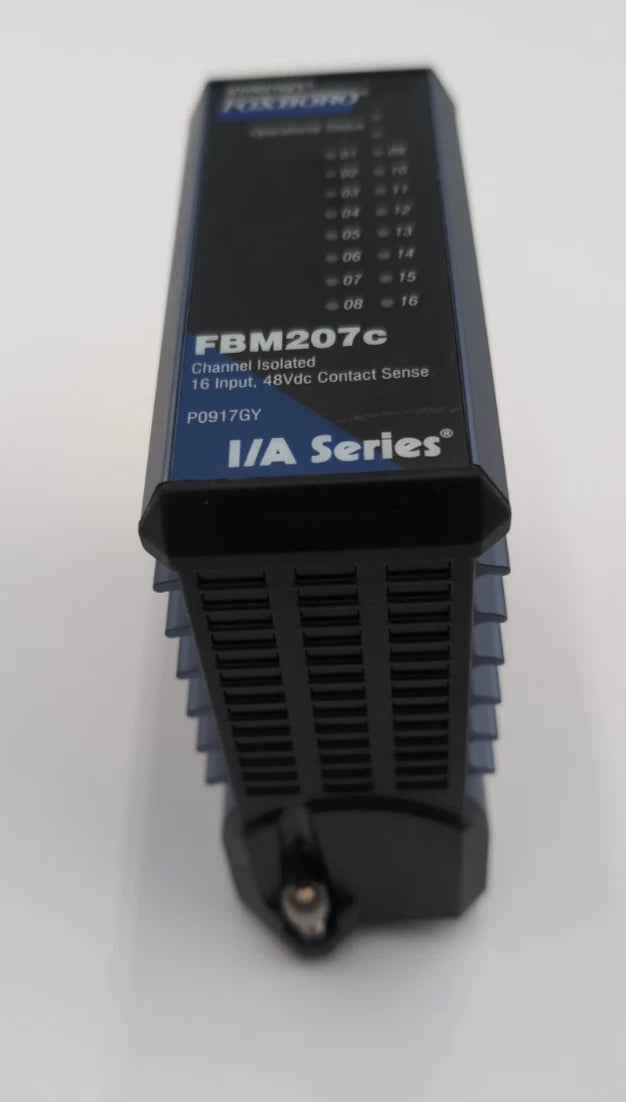 FOXBORO FBM207C I/A Series Channel Isolated Contact Sense 16 Input 48VDC P0917GY Used