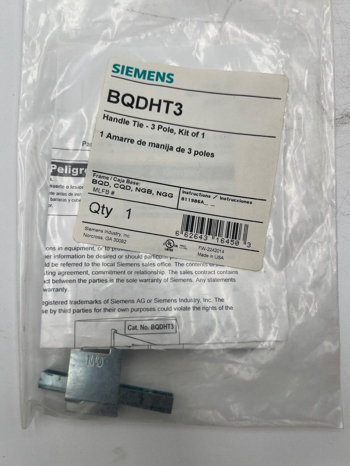 Siemens BQDHT3 New