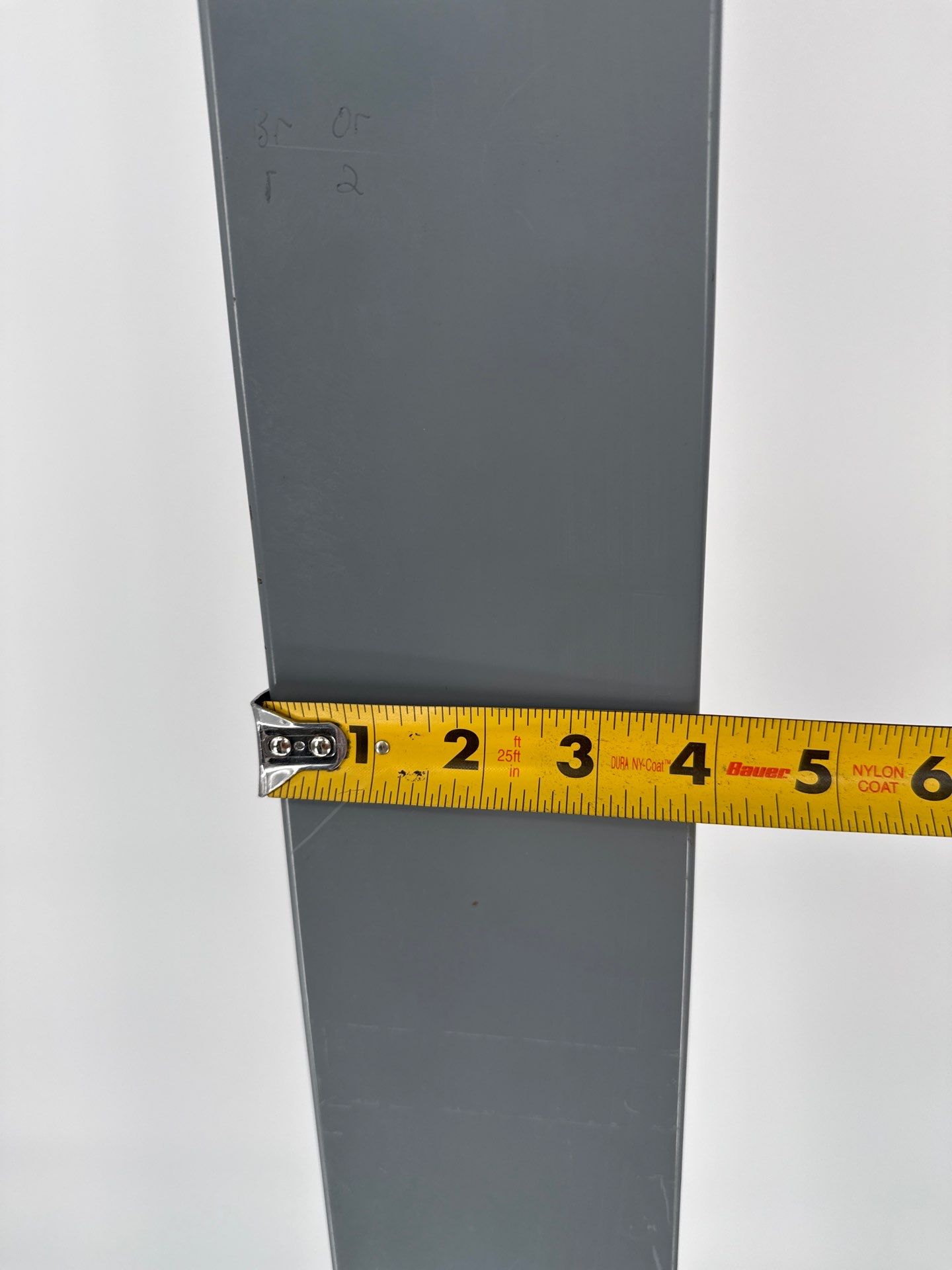 Square D Model 6 MCC Wire Way Door 72" x 4" Motor Control Center Trim Used