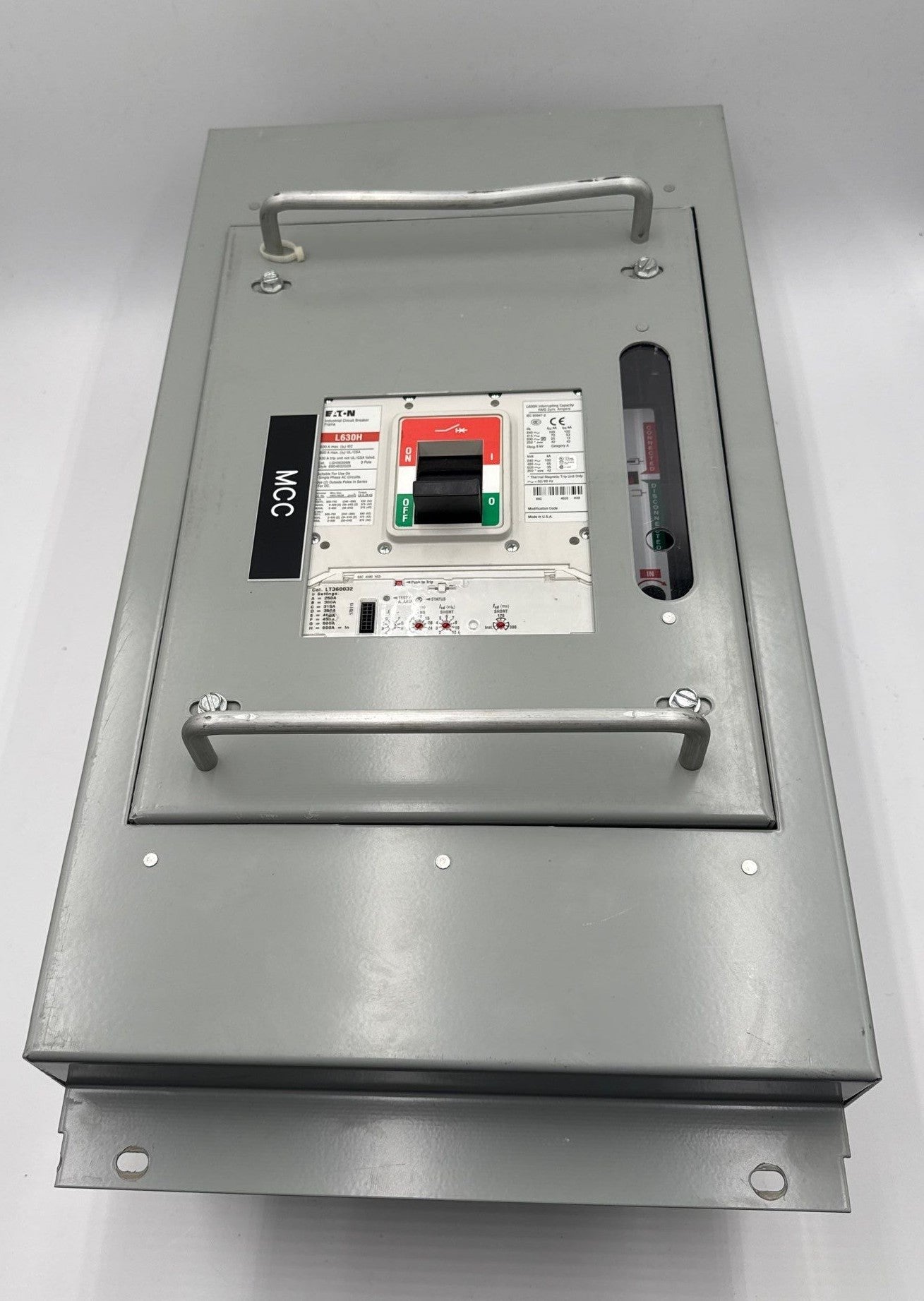 Eaton LG3DOM LGH3630NN LG Drawout Cassette Circuit Breaker 600A 3P 600V Used