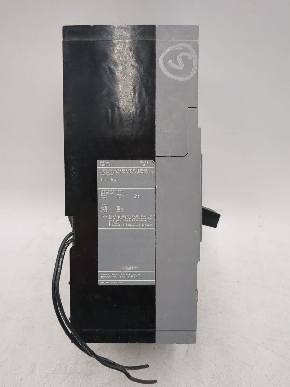 Siemens FXD63B225 S01FD60ST Used